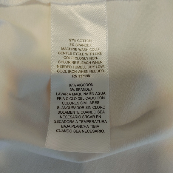 DANIELLE BERNSTEIN POPLIN PUFF SLEEVE DRESS, WHITE 4 (RUNS SMALL) - Picture 10 of 13